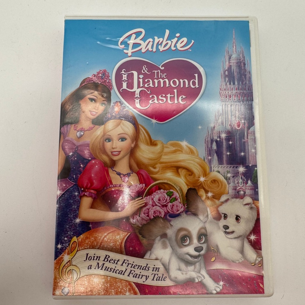 Barbie & The Diamond Castle DVD 2008 Movie Disc Tested Family Kids Film